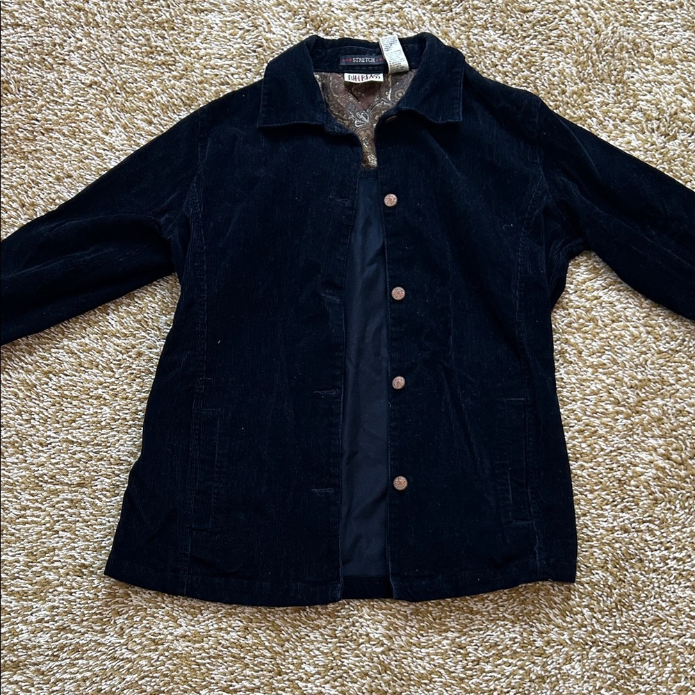 Coldwater Creek Dark Jean Jacket